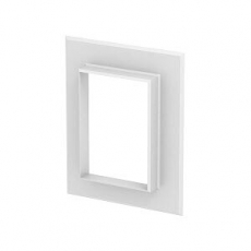 Настенная стыковая рамка кабельного канала Rapid 80 90x130 мм (алюминий,белый) (G-AWAG90130RW) | 6279030 | OBO Bettermann