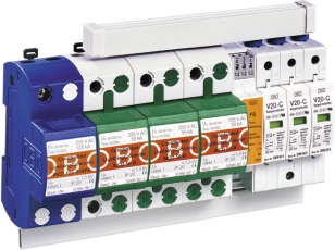 Комплект УЗИП (Класс I+II) (PS4-B+C FS) | 5089611 | OBO Bettermann