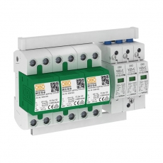 Комплект УЗИП 3 полюсной (Класс I+II), 255 В (PS3-B+C TNC) | 5089754 | OBO Bettermann