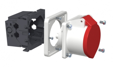 Монтажная коробка CEE32 с розеткой 0 (полиамид,серый) (CEE32E2) | 6288614 | OBO Bettermann