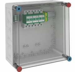 Комплект УЗИП в защитном корпусе 3 полюсной (Класс I), 255 В (VG 3-B TNC) | 5089212 | OBO Bettermann