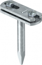 Держатель полосы, с круглым штифтом (166 LS 70) | 5226570 | OBO Bettermann