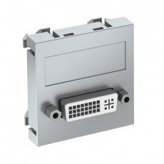 Мультимедийная рамка DVI Modul45 (серебристый) (MTG-DVI S AL1) | 6104736 | OBO Bettermann