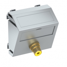 Мультимедийная рамка Video-Cinch Modul45 (серебристый) (MTS-R L AL1) | 6104988 | OBO Bettermann