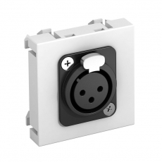 Мультимедийная рамка XLR Modul45 (белый) (MTG-X3F L RW1) | 6105210 | OBO Bettermann