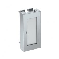 Заглушка с полем для маркировки Modul45 45x22,5 мм (серебристый) (ADP-BF AL0.5) | 6117412 | OBO Bettermann