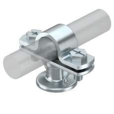 Держатель молниеприемного стержня, с фланцем (113 Z-20) | 5230527 | OBO Bettermann