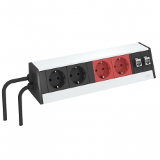 Укомплектованный настольный бокс DB (алюминий,серебристый) (DB-0A3 D22SR2K) | 6116918 | OBO Bettermann