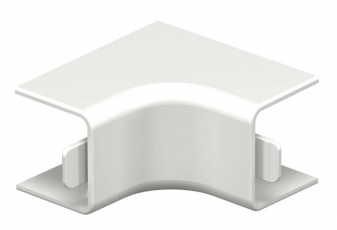 Крышка внутреннего угла кабельного канала WDK 20x20 мм (ПВХ,светло-серый) (WDK HI20020LGR) | 6182011 | OBO Bettermann