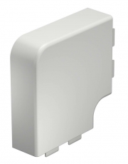 Крышка плоского угла кабельного канала WDK 40x110 мм (ПВХ,белый) (WDK HF40110RW) | 6192874 | OBO Bettermann