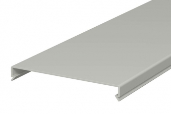 Крышка кабельного канала LK4 120 мм (ПВХ,серый) (LK4 D 120) | 6178492 | OBO Bettermann