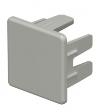 Торцевая заглушка кабельного канала WDK 25x25 мм (ПВХ,серый) (WDK HE25025GR) | 6158730 | OBO Bettermann