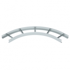 Угловая секция 90° лестничного лотка 60х200 мм R=500 мм (LB 90 620 R5 FS) | 6211422 | OBO Bettermann