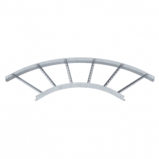 Угловая секция 90° лестничного лотка 60х500 мм R=500 мм (LB 90 650 R5 FT) | 6211456 | OBO Bettermann