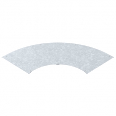 Крышка угловой секции 90° 600 мм R=500 мм (BD 90 600 R5 FT) | 6239269 | OBO Bettermann