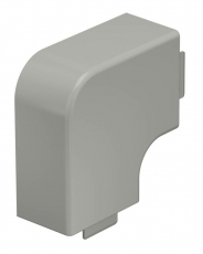 Крышка плоского угла кабельного канала WDK 40x60 мм (ПВХ,серый) (WDK HF40060GR) | 6021735 | OBO Bettermann