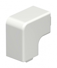 Крышка плоского угла кабельного канала WDK 25x25 мм (ПВХ,белый) (WDK HF25025RW) | 6192785 | OBO Bettermann