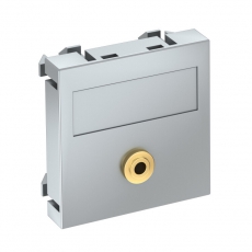 Мультимедийная рамка Audio-Klinke Modul45 (серебристый) (MTG-MK L AL1) | 6104952 | OBO Bettermann