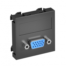 Мультимедийная рамка VGA Modul45 (черный) (MTG-VGA S SWGR1) | 6104613 | OBO Bettermann