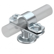 Держатель молниеприемного стержня, с фланцем (113 Z-16) | 5412609 | OBO Bettermann