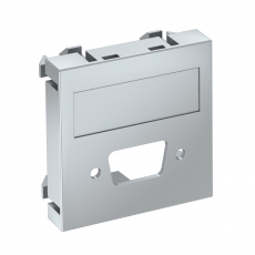 Мультимедийная рамка VGA/D-Sub9 Modul45 (серебристый) (MTG-DB O AL1) | 6104712 | OBO Bettermann