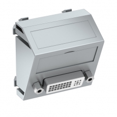 Мультимедийная рамка DVI Modul45 (серебристый) (MTS-DVI S AL1) | 6104748 | OBO Bettermann