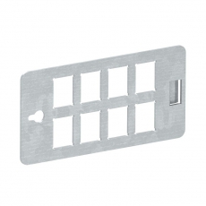 Монтажная пластина для распределителя энергии UVS для 8 модулей типа 