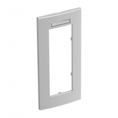 Рамка тройная Modul45 (с полем д/маркировки.,вертик.,84x185 мм,серебристый) (AR45-BSF3 AL) | 6119389 | OBO Bettermann