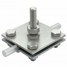 Крестовой соединитель для круглых и плоских проводников (252 GB 10x45) | 5312657 | OBO Bettermann