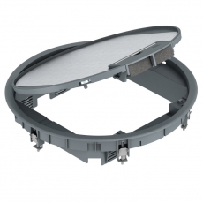 Лючок GESR9U (универсальный) 12xModul45 (полиамид,серый) (GESR9 U 7011) | 7405528 | OBO Bettermann