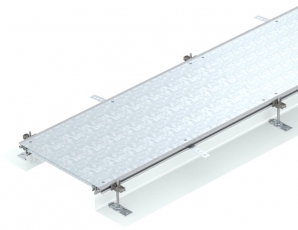 Секция кабельного канала OKA-G глухая 2400x400x140 мм (сталь) (OKA-G40040140) | 7424004 | OBO Bettermann