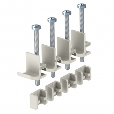 Комплект для крепления лючка GES в двойном полу (алюминий, 4 шт.) (GES4 BG DB) | 7407552 | OBO Bettermann