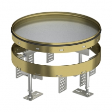 Кассетная рамка RKR2 ном.размер 7 D 275 мм (латунь) (RKR2 7M 25) | 7409104 | OBO Bettermann