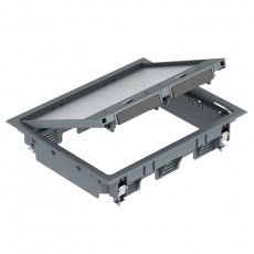 Лючок GES6U (универсальный) 9xModul45 (полиамид,серый) (GES6 U 7011) | 7405308 | OBO Bettermann