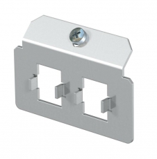 Суппорт для установки модулей в монтажную рамку MTU тип N (сталь) (MTM 2N) | 7407816 | OBO Bettermann