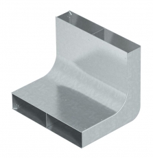 Вертикальный угол 90° кабельного канала EUK 250x48 мм (сталь) (KV2 25048) | 7400640 | OBO Bettermann