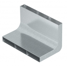 Вертикальный угол 90° кабельного канала EUK 350x38/3 секц. (сталь) (KV3 35038) | 7400660 | OBO Bettermann