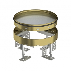 Кассетная рамка RKR2 ном.размер 4 D 215 мм (латунь) (RKR2 4M 25) | 7409084 | OBO Bettermann