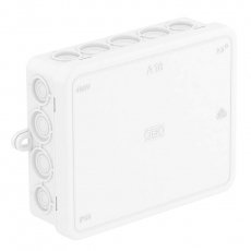 Коробка распределительная A18, 125x100x40 мм, белая (A 18 HF RW) | 2000422 | OBO Bettermann