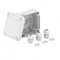 Коробка распределительная T60, 114x114x57 мм мм, IP67 + 3 сальника (T 60 M20 NL) | 2007918 | OBO Bettermann