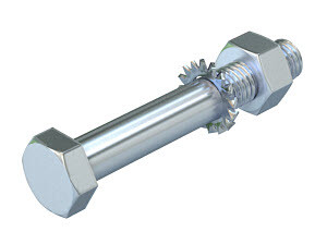 Комплект Болт+Шайба+Гайка M12x100 (SKS 12X100 F) | 6418295 | OBO Bettermann