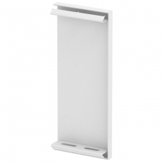 Торцевая заглушка кабельного канала Rapid 80 70x170 мм (сталь,белый) (GS-E70170RW) | 6277670 | OBO Bettermann