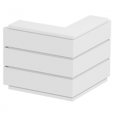 Внешний угол кабельного канала Rapid 45 нерегулируемый 53x160 мм (ПВХ,белый) (GEK-KAS53160-3) | 6116263 | OBO Bettermann