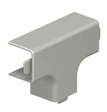 Крышка T-образной секции кабельного канала WDK 25x40 мм (ПВХ,серый) (WDK HT25040GR) | 6158501 | OBO Bettermann