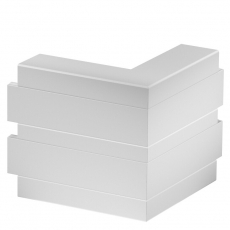 Внешний угол кабельного канала Rapid 45-2 нерегулируемый 53x165 мм (ПВХ,серый) (GK-AS53165LGR) | 6113412 | OBO Bettermann