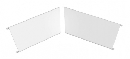 Крышка внутреннего угла кабельного канала GEK 80x300 мм (сталь,белый) (IOP3RW) | 6287080 | OBO Bettermann