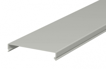 Крышка кабельного канала LKV 100 мм (ПВХ,серый) (LKV D 100) | 6178512 | OBO Bettermann