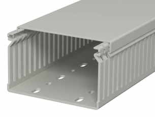Распределительный кабельный канал LK4 60x100x2000 мм (ПВХ,серый) (LK4 60100) | 6178037 | OBO Bettermann