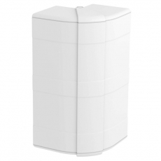 Внешний угол кабельного канала Rapid 45-2 регулируемый 53x165 мм (ПВХ,белый) (GK-AH53165RW) | 6113420 | OBO Bettermann