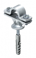 Держатель молниеприемного стержня, с фланцем (113 B-Z-HD) | 5412803 | OBO Bettermann